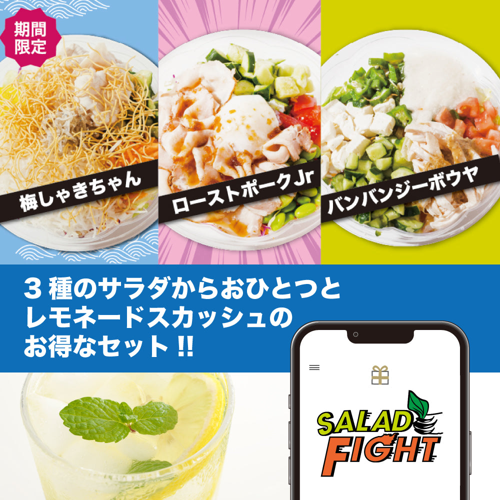 【中之島店】SALAD FIGHT サマーサラダチケット